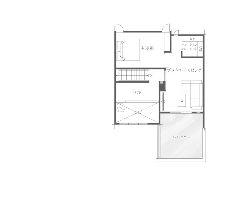 ロフト間取り図