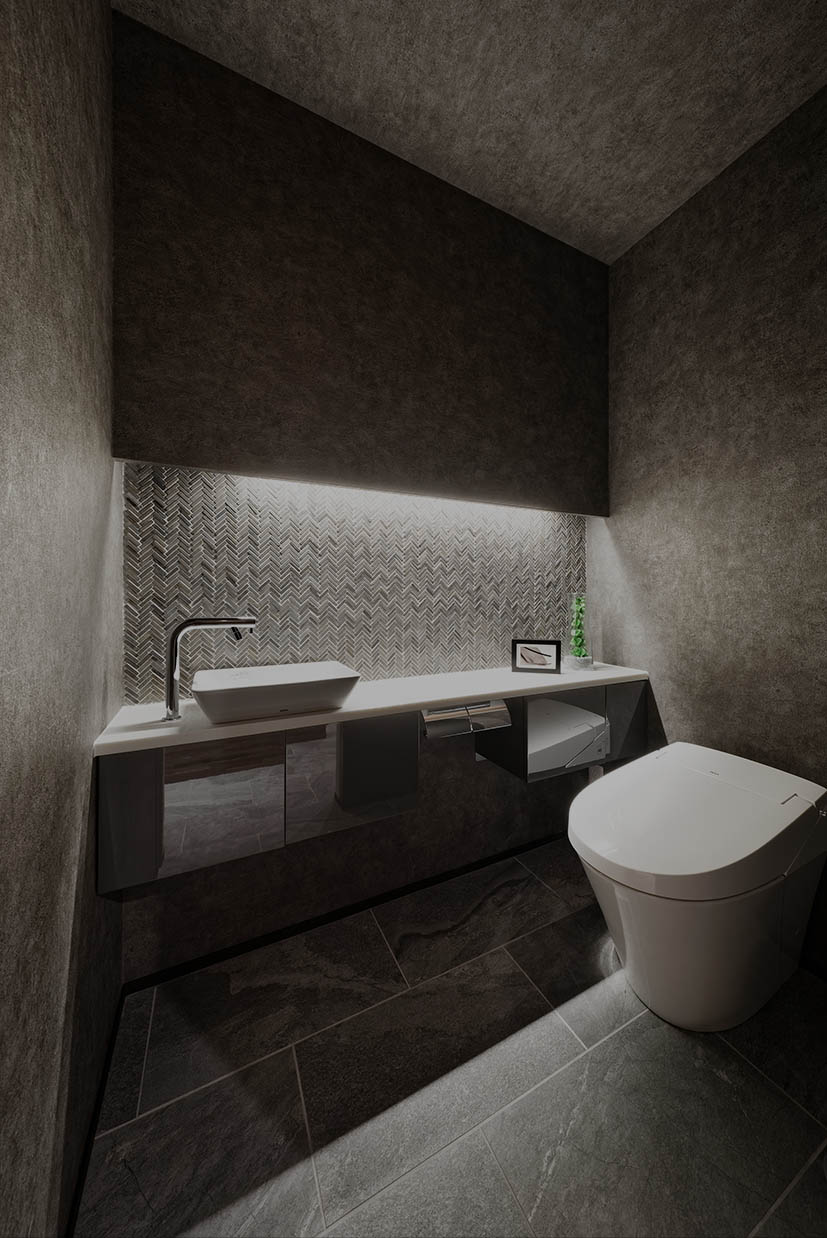 休まる Powderroom & Bathroom & WC