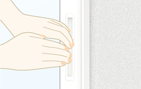 ロング引手の採用