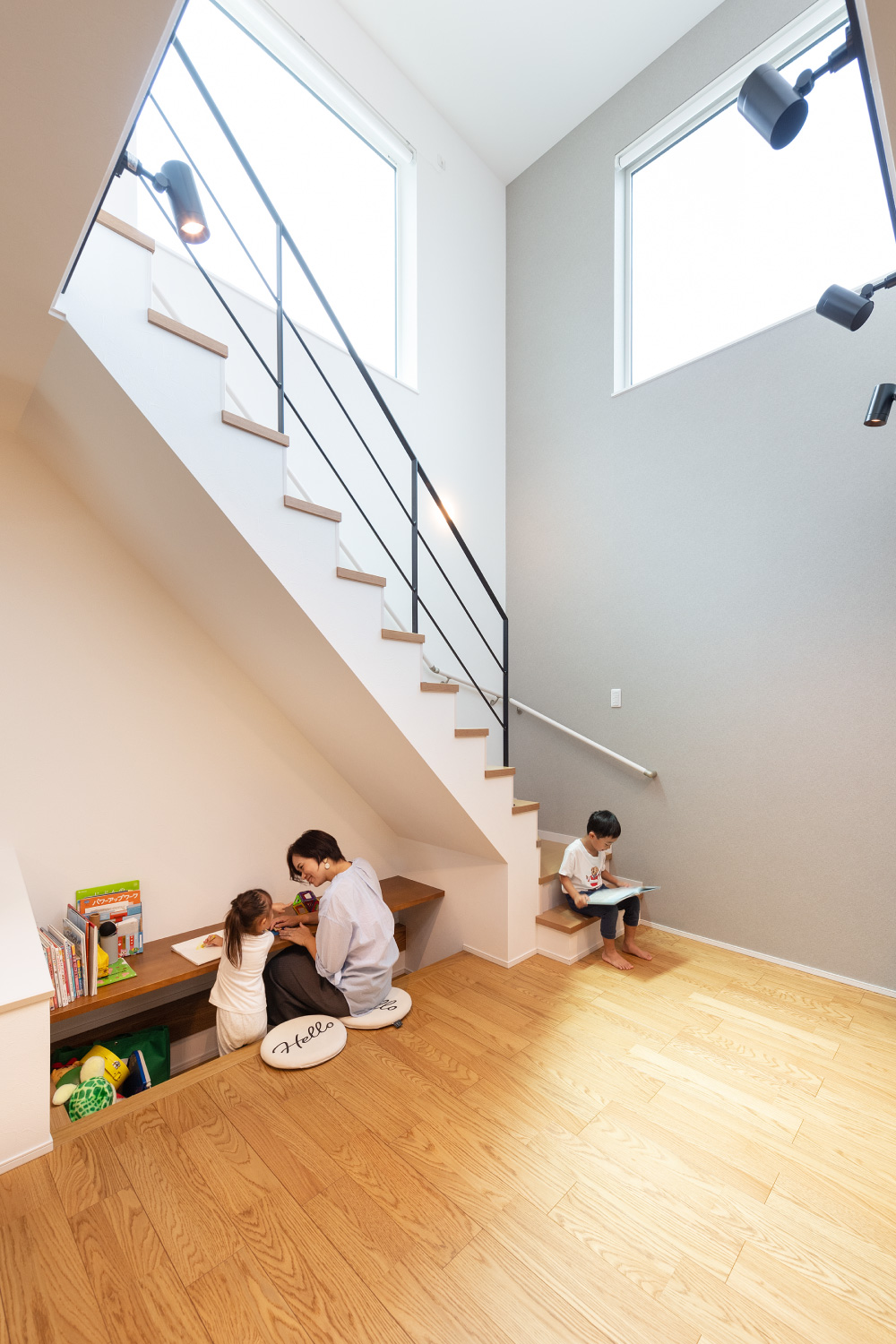 リビング階段