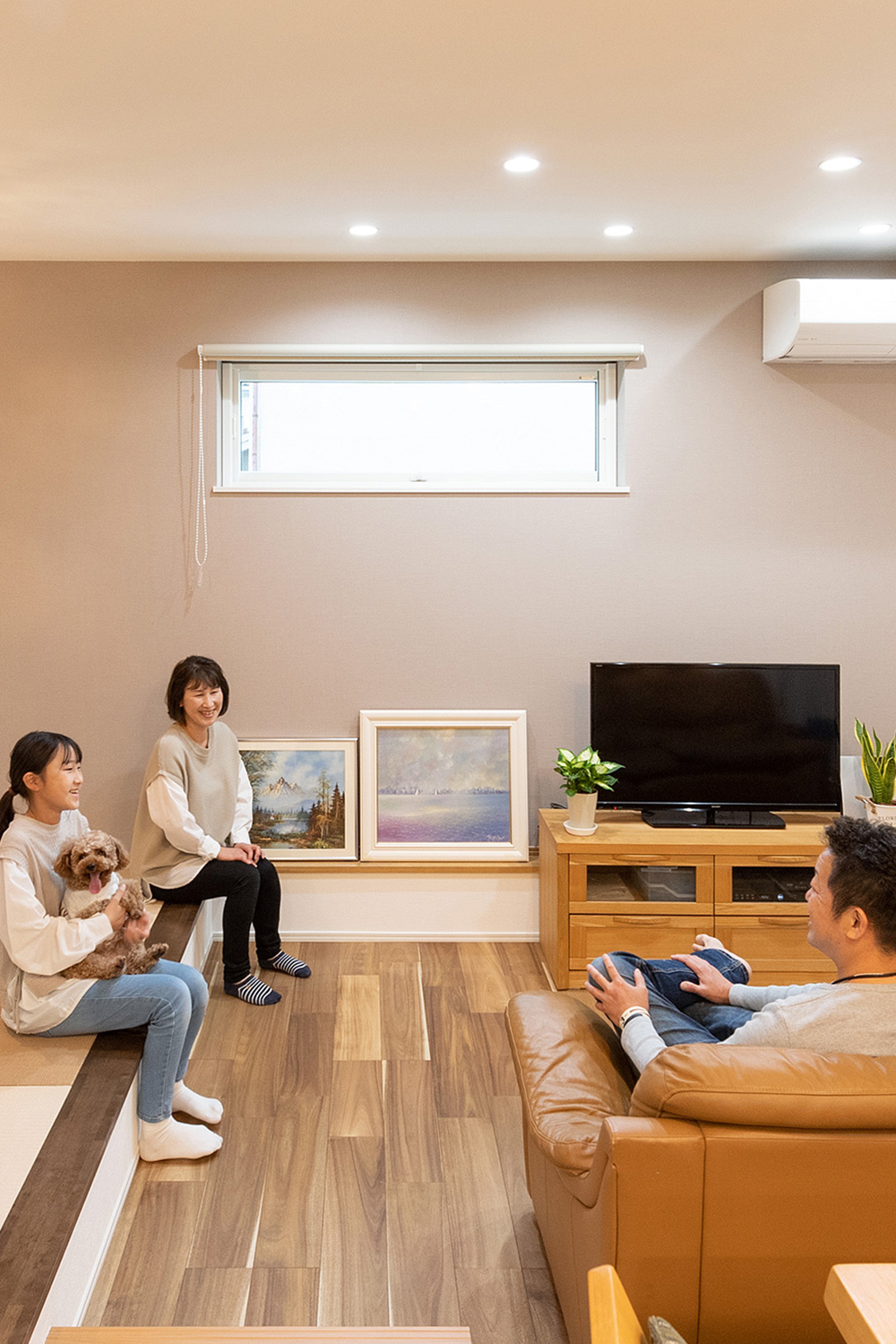 リビング・和室・畳スペース・ダウンフロア