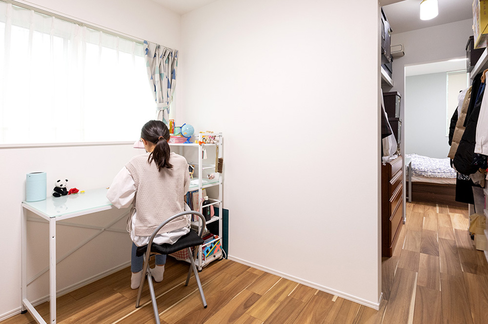子供部屋・ウォークスルークローゼット