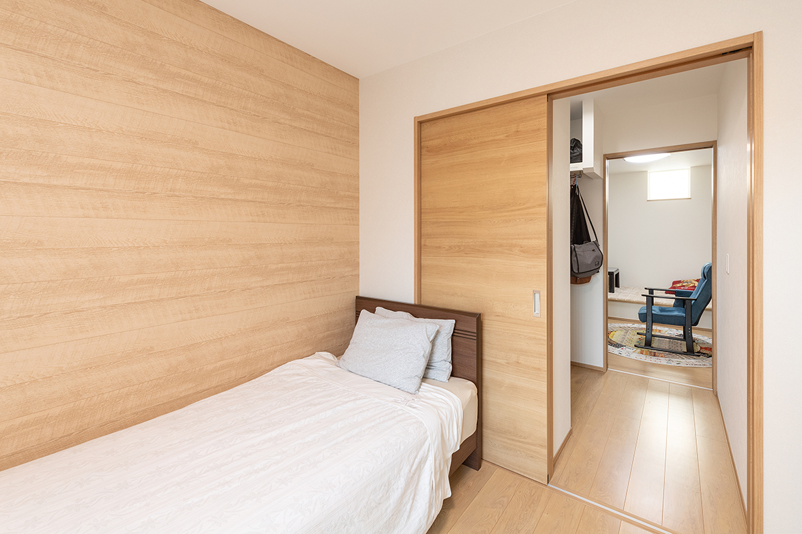 寝室・ウォークスルークローゼット