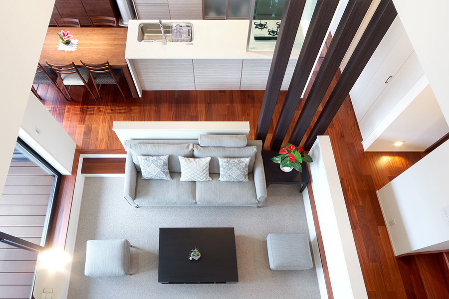 吹抜け・リビング