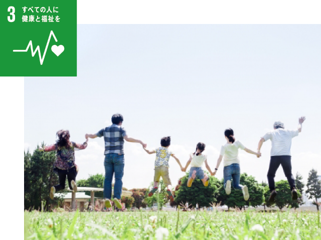 目標3：すべての人に健康と福祉を